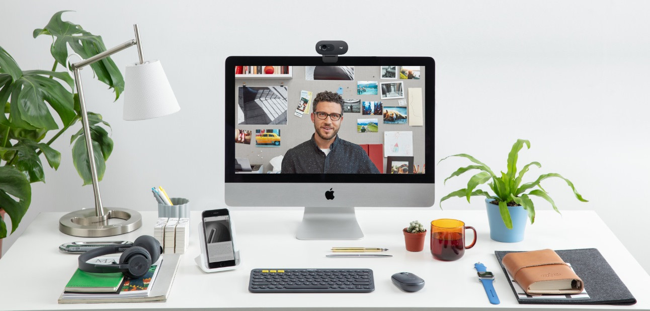 Kamera LOGITECH C505E HD Webcam Black - zdjęcie 2