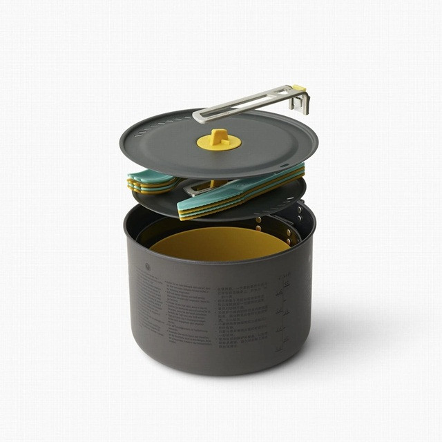 Zestaw naczyń Sea to Summit Frontier UL Two Pot Cook Set 4P 14 Piece - zdjęcie 3