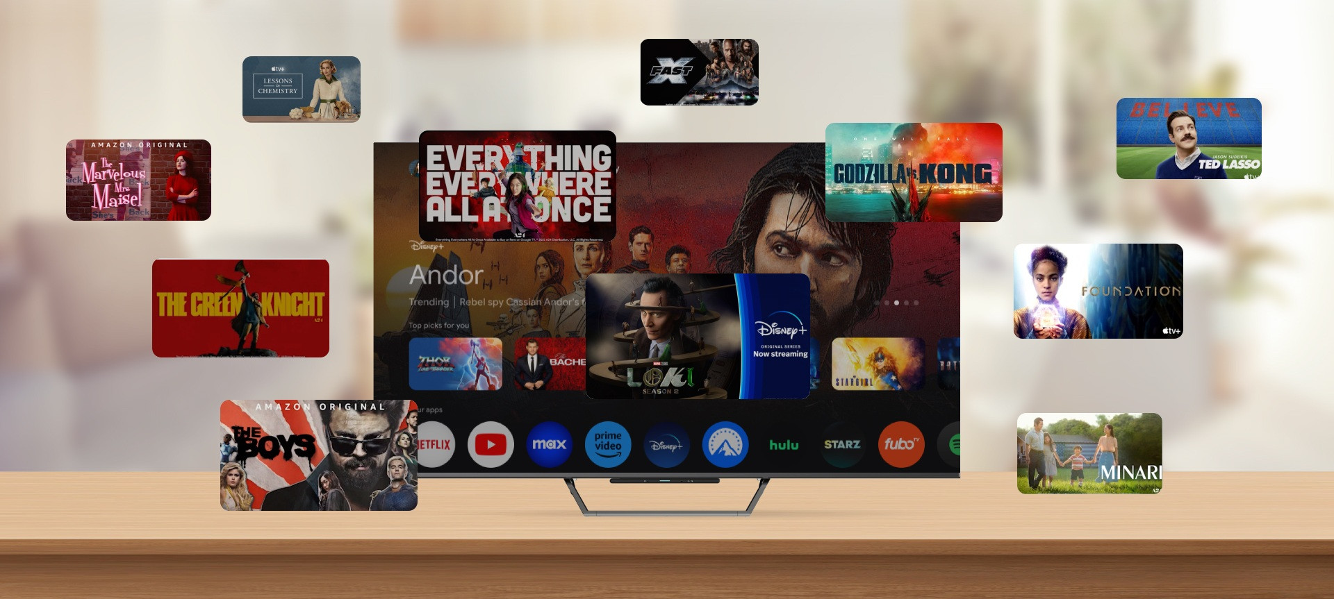 Telewizor 43" METZ QLED 43MQE7600Z 4K Ultra HD Google TV HDR HLG Dolby VISION-ATMOS - zdjęcie 12
