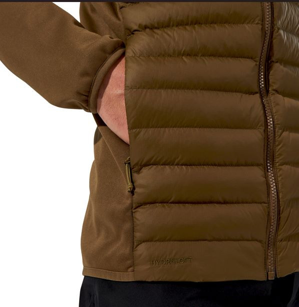 Kurtka hybrydowa męska Berghaus Vaskye Hooded Hybrid Jacket roz. L brązowa - zdjęcie 7