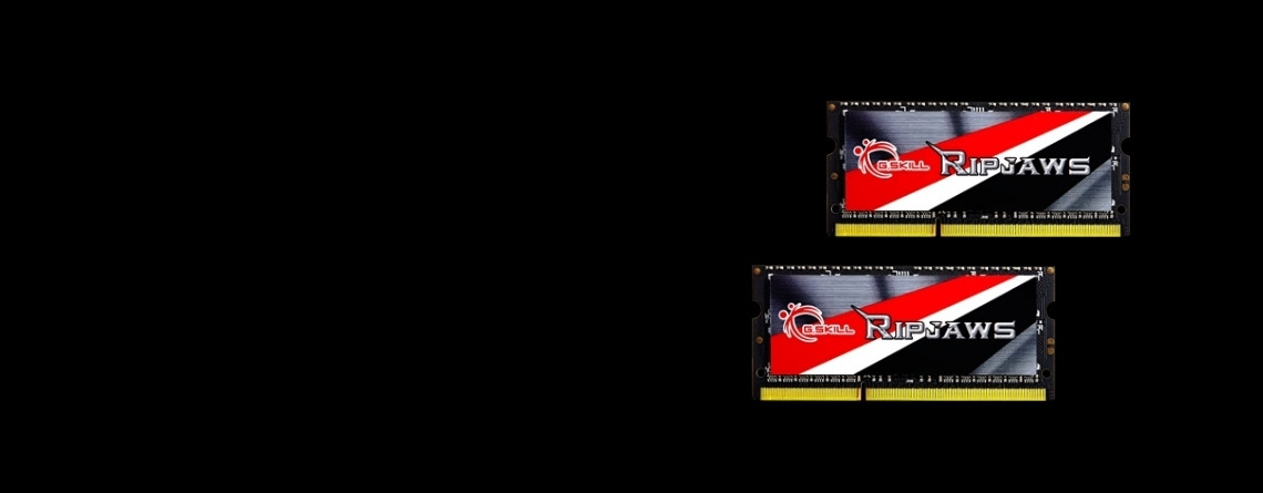 G.Skill Pamięć Ripjaws DDR3L 16GB (2x8GB) 1600MHz CL9 SO-DIMM 1.35V - zdjęcie 1
