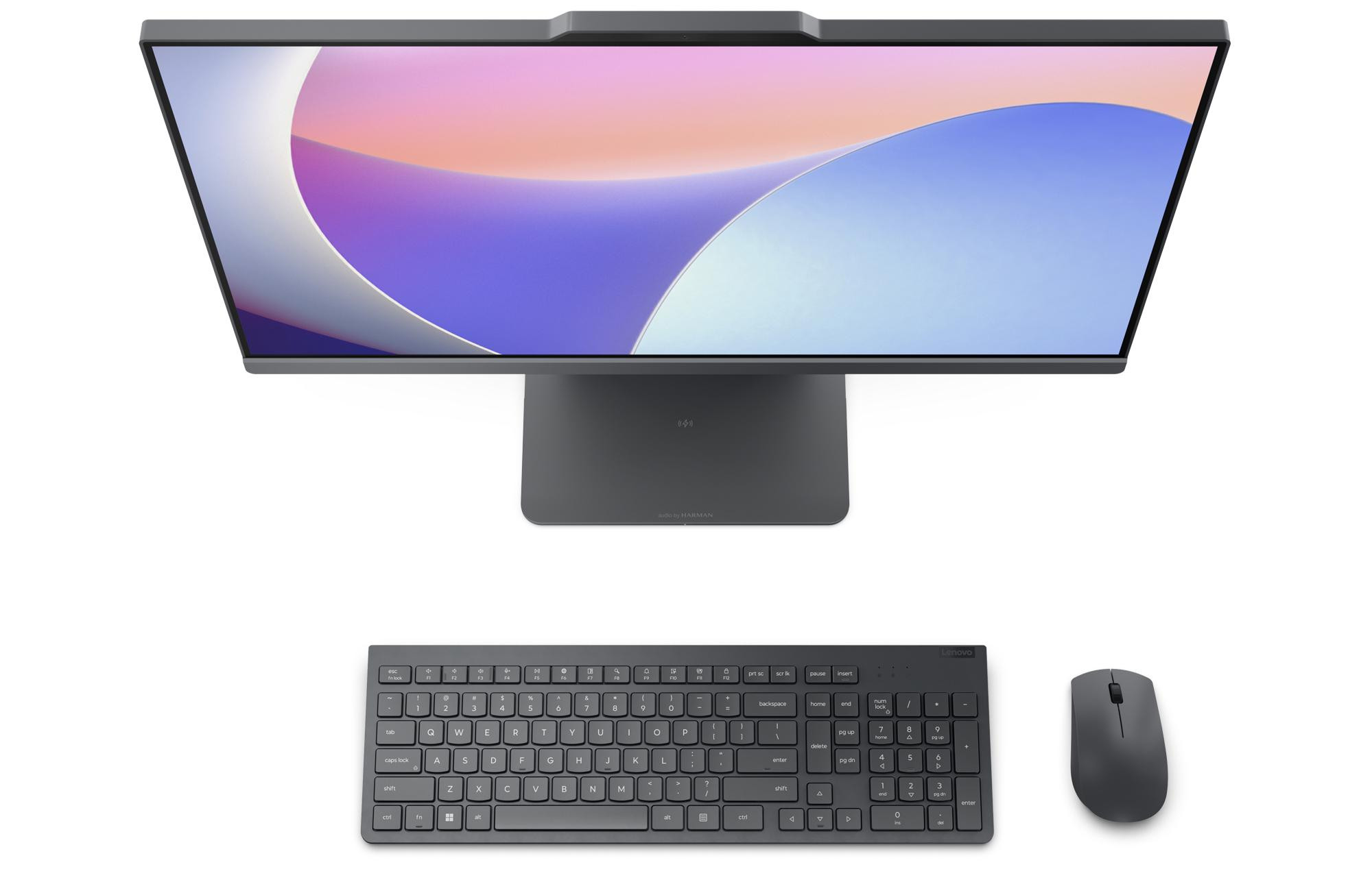 Lenovo IdeaCentre AIO 24IRH9 i7-13620H 23.8" FHD IPS AG 250nits 100Hz 16GB DDR5 5200 SSD512 Intel UHD Graphics NoOS Luna Grey - zdjęcie 2