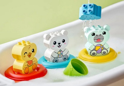LEGO DUPLO 10965 Zabawa w kąpieli: pływający pociąg ze zwierzątkami - zdjęcie 3