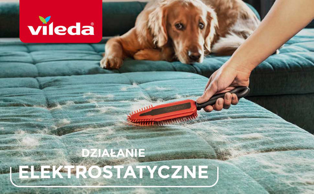 VILEDA Pet Pro Szczotka elektrostatyczna do sierści i włosów - zdjęcie 1