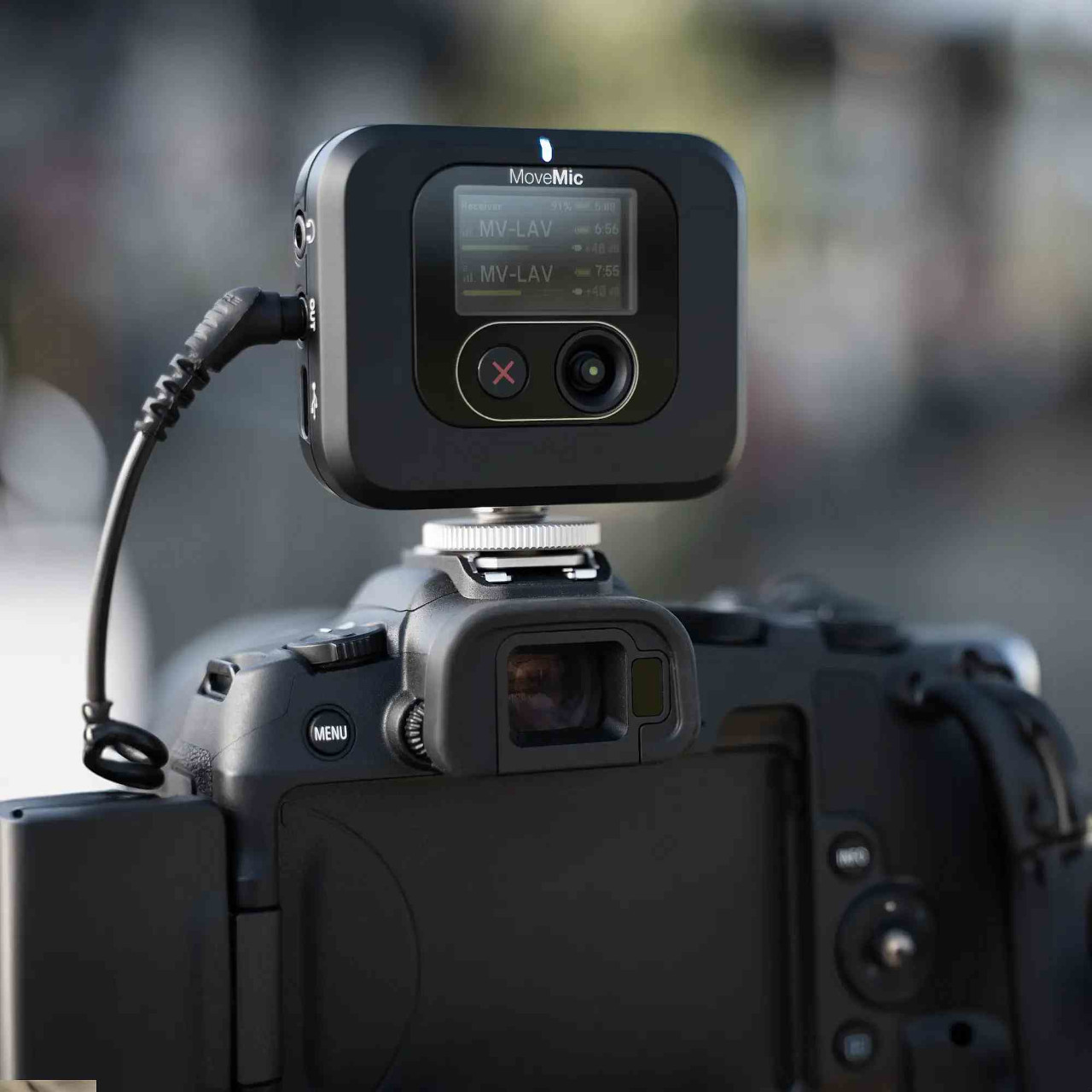 Shure MV-R-Z6 - Odbiornik nakamerowy MoveMic na zimną stopkę - zdjęcie 5