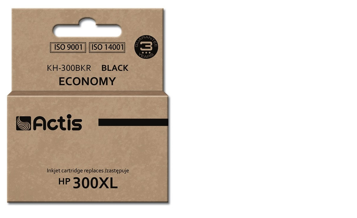 Actis KH-300BKR Tusz do drukarki HP, Zamiennik HP 300XL CC641EE; Standard; 15 ml; czarny. - zdjęcie 1