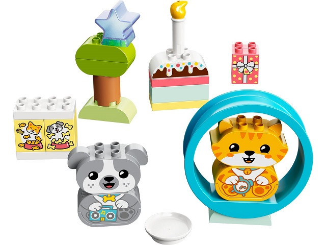 LEGO DUPLO 10977 Mój pierwszy szczeniak i kotek z odgłosami - zdjęcie 3