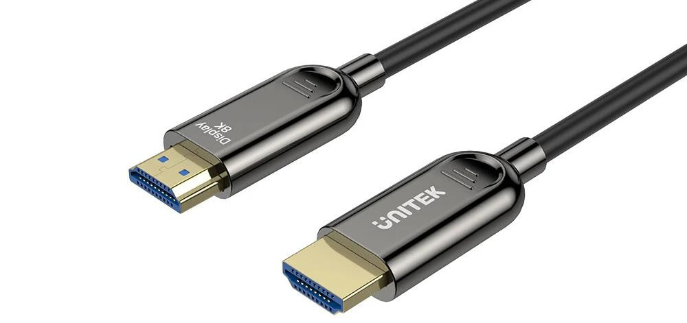 UNITEK KABEL OPTYCZNY HDMI 2.1 Active Optical Cable 8K / 4K 144Hz 20M - zdjęcie 2