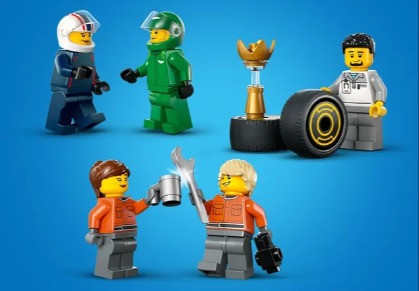 LEGO CITY 60445 F1 Ciężarówka z bolidami RB20 i AMR24 F1 - zdjęcie 8