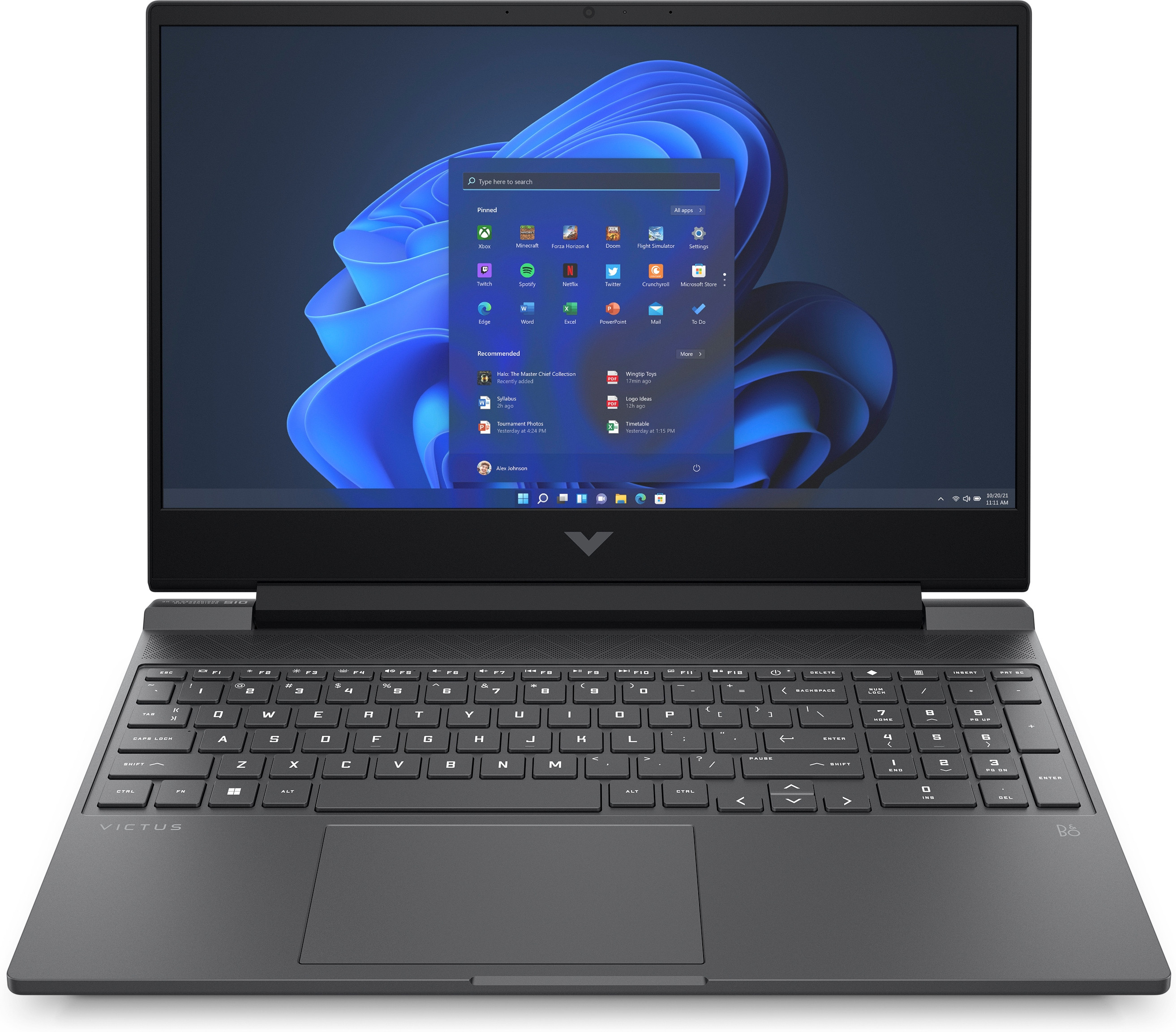 HP Victus 15-fa0999nw i5-12450H 15,6"FHD AG IPS 144Hz 16GB SSD512 RTX 3050_4GB BLKB 70Wh Win11 2Y Mica Silver - zdjęcie 1