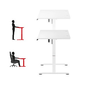 Biurko gamingowe Huzaro Hero 8.2 White - zdjęcie 2