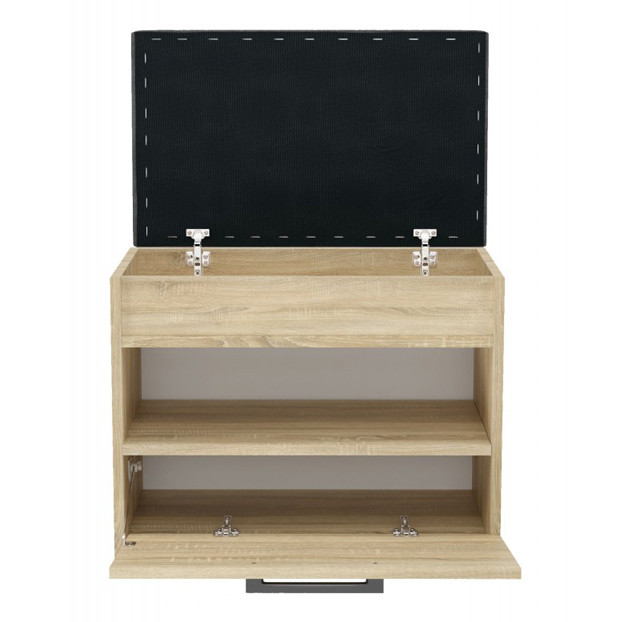 Szafka na buty ze schowkiem PARMA MINI 60x35xH49 sonoma - zdjęcie 3