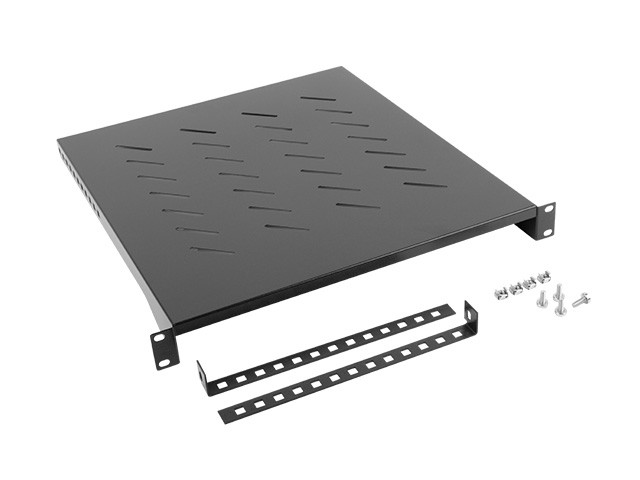 LANBERG PÓŁKA DO SZAF 19" 800MM (1U, 483X500MM) - zdjęcie 1