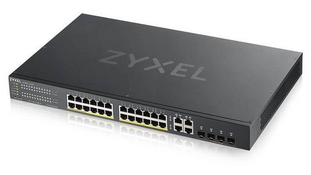 Switch Zyxel GS1920-24HP 28p PoE (PoE+: 24;) 375W Managed Gigabit - zdjęcie 1