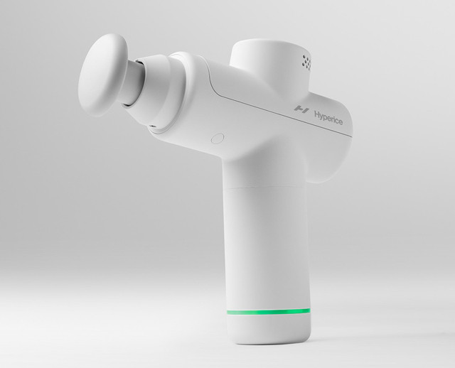 Masażer ręczny Hyperice Hypervolt Go 2.0 biały - zdjęcie 2