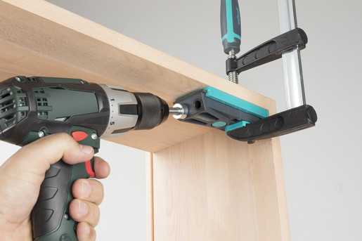 Zestaw do połączeń w drewnie Wolfcraft Undercover Jig - zdjęcie 1