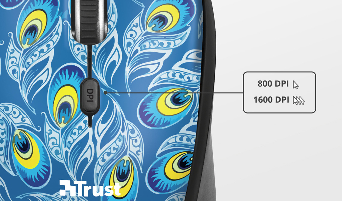 Mysz TRUST Yvi Wireless Peacock (23388) - zdjęcie 6
