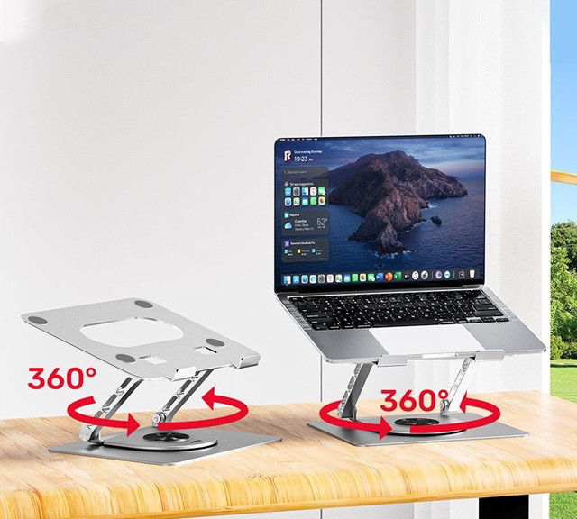 UNITEK PODSTAWKA POD LAPTOPA REGULOW. 360° 10-16'' - zdjęcie 1