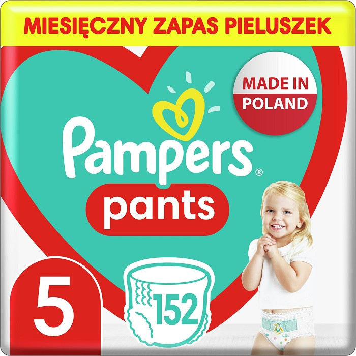 Pampers Pants Pieluchomajtki 5 152 szt. - zdjęcie 1