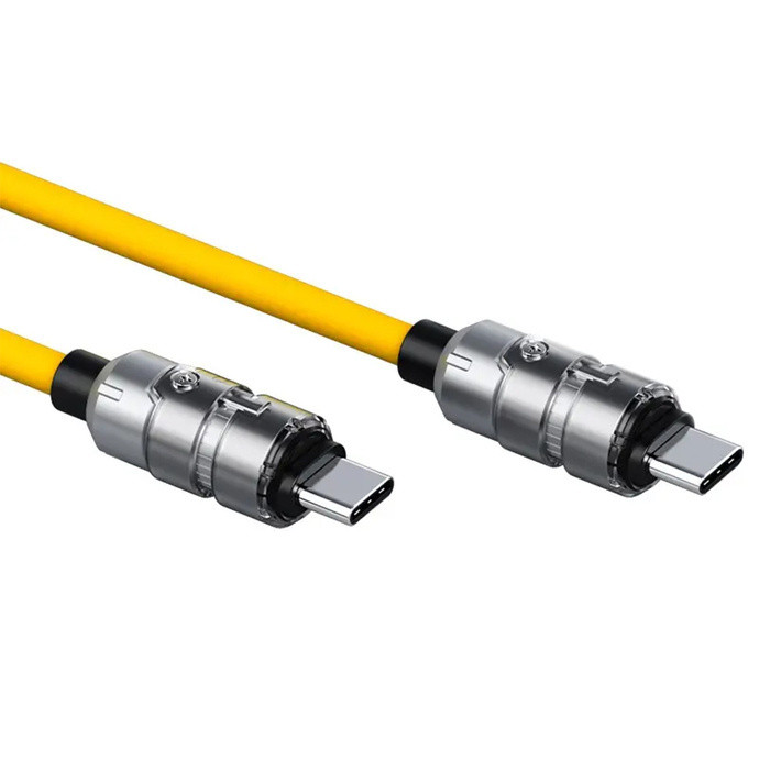 Kabel REDMAGIC DAO USB-C do USB-C 6A żółty - zdjęcie 1