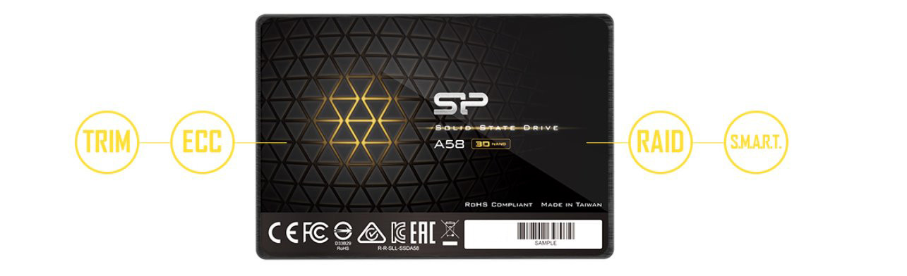 SSD Silicon Power Ace A58 128GB SP128GBSS3A58A25 - zdjęcie 6