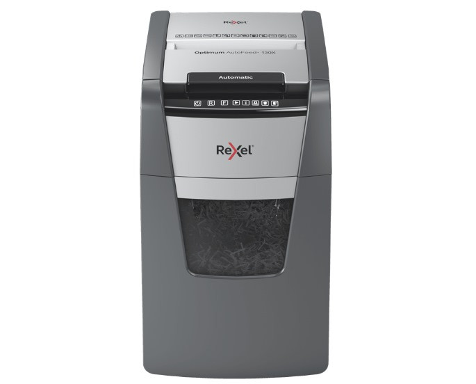 Rexel Niszczarka Optimum AutoFeed+ 130X, (P-4), 130 kartek, 44 l kosz - zdjęcie 1