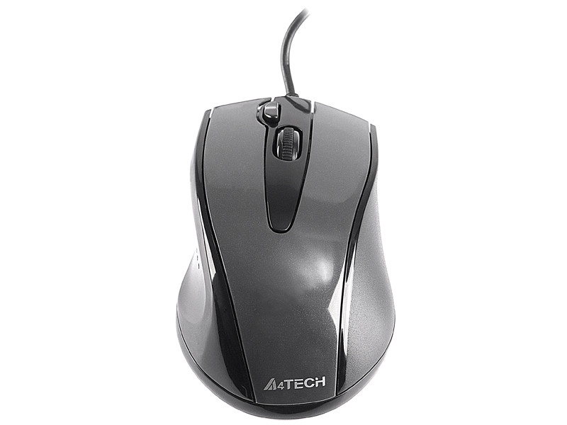 Mysz A4Tech V-TRACK N-500F-1 Glossy Grey USB - zdjęcie 2