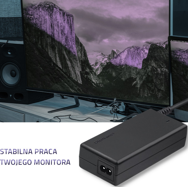 QOLTEC ZASILACZ DO MONITORA LG 25W 19V 6.5*4.4 - zdjęcie 1
