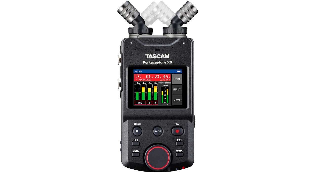 Tascam Portacapture X6 - Rejestrator i interfejs audio USB z 6 kanałami nagrywania - zdjęcie 1