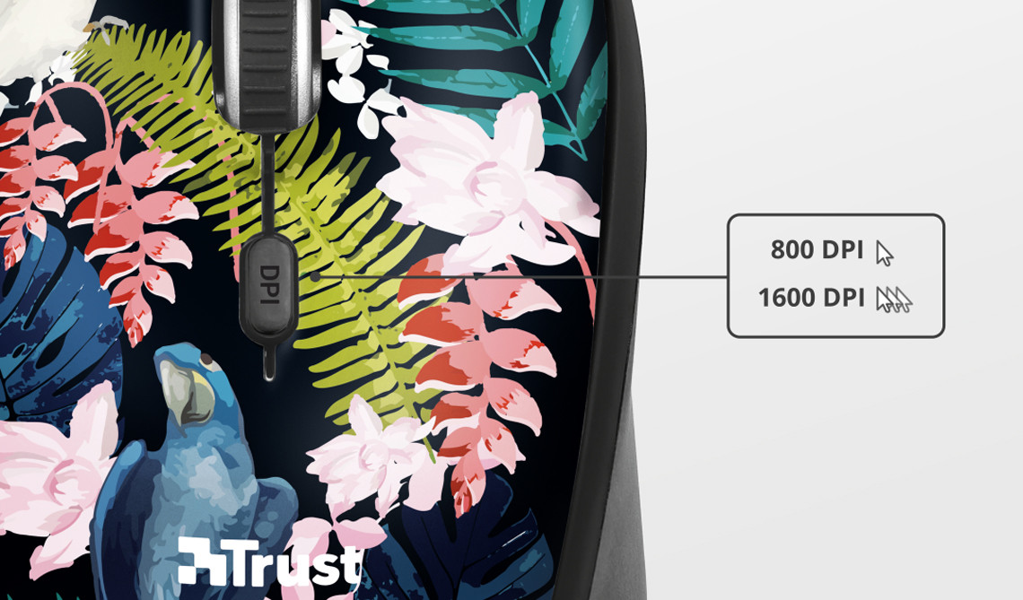 MYSZ TRUST Yvi Wireless Parrot - zdjęcie 6