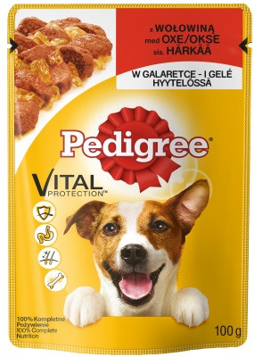 Pedigree Adult Wołowina w galaretce - mokra karma dla psa - 100 g - zdjęcie 1
