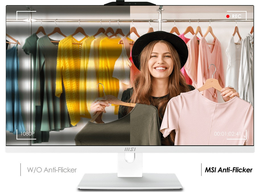 MSI AIO PRO AP272P 1M-845EU Core7-150U 27" IPS LED FHD Non-Touch Anti-Glare 16GB SSD1TB M.2 AX211 WiFi 6E Windows 11 Pro Black - zdjęcie 3