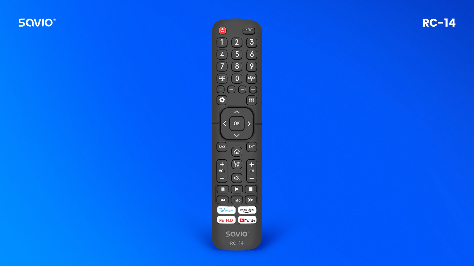 SAVIO PILOT UNIWERSALNY DO TV HISENSE RC-14 - zdjęcie 1