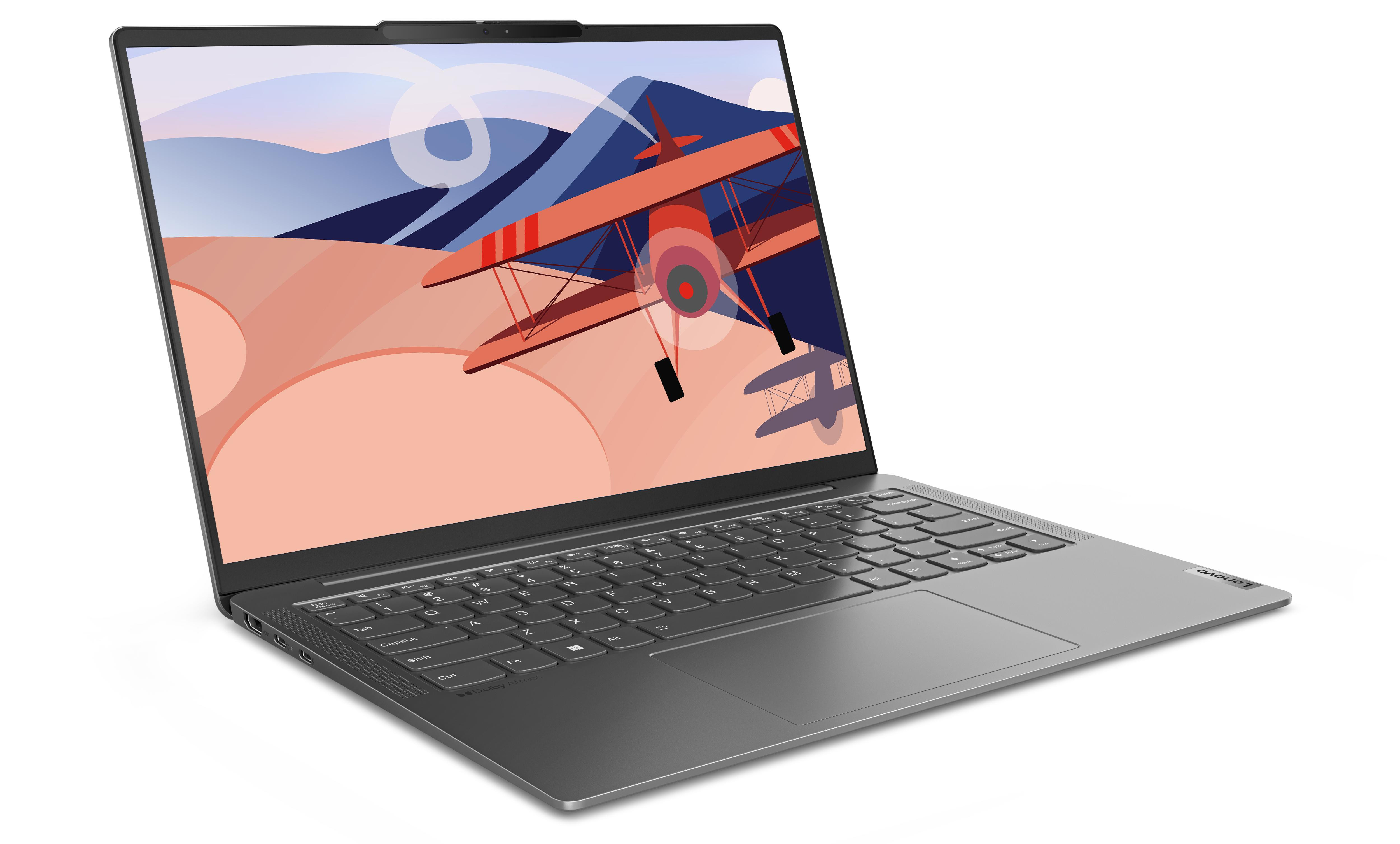Lenovo Yoga Slim 6 14IRH8 i5-13500H 14" WUXGA OLED 400nits Glossy 60Hz 16GB Soldered LPDDR5x 5200 SSD512 Intel Iris Xe Graphics Win11 Storm Grey - zdjęcie 3