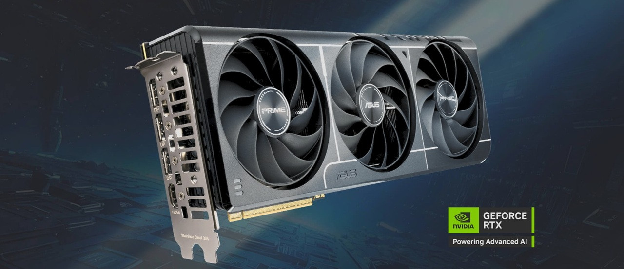 Karta graf. ASUS PRIME RTX 5060 TI 8GB OC - zdjęcie 1