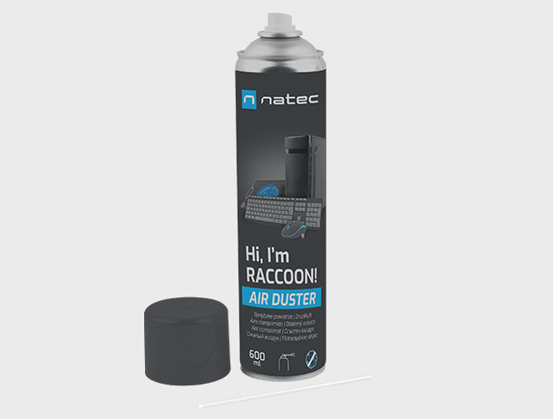 NATEC SPRĘŻONE POWIETRZE RACCOON AIR 600ML - zdjęcie 2