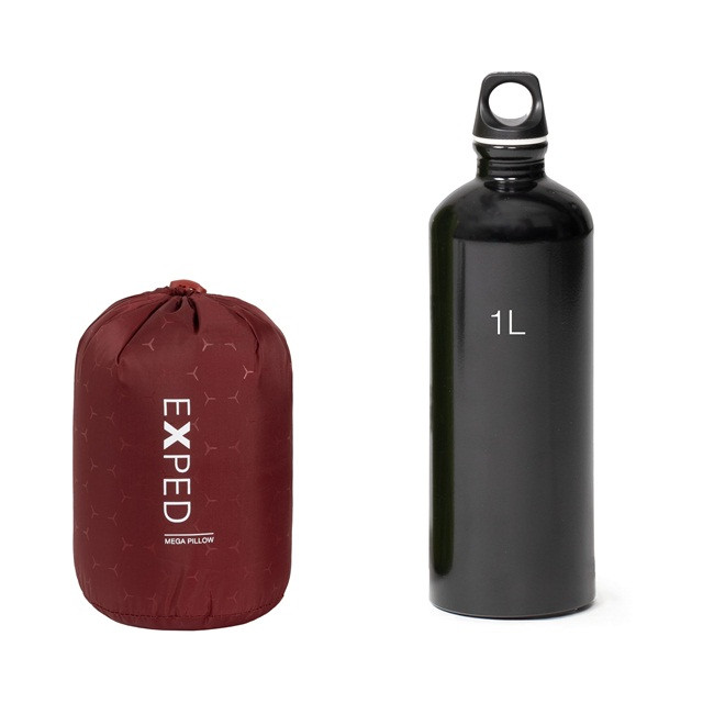 Poduszka turystyczna Exped Mega Pillow - Burgundy - zdjęcie 2