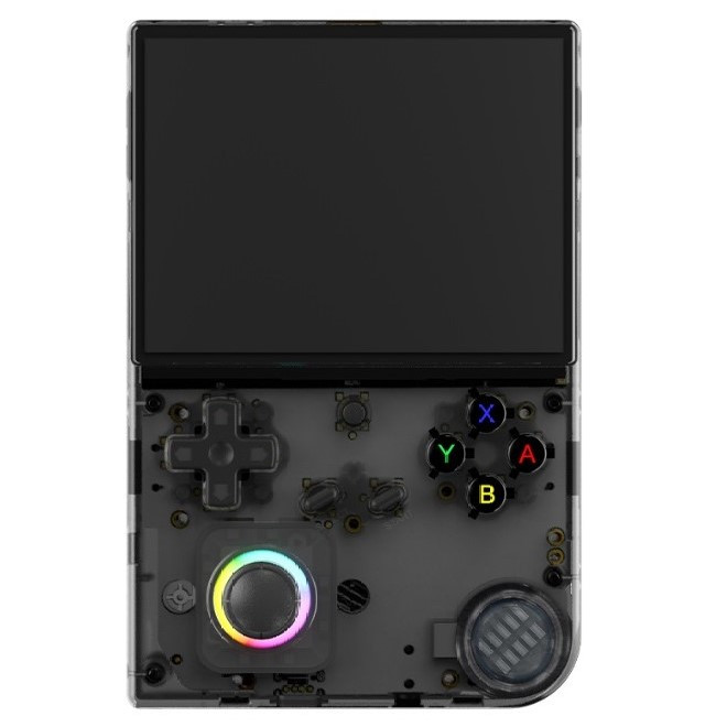 Przenośna konsola retro ANBERNIC RG 40xx V BLACK TRANSPARENT - zdjęcie 1