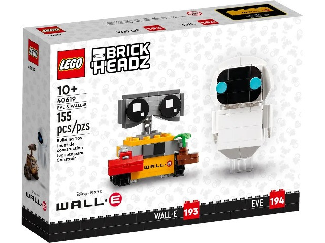 LEGO 40619 BrickHeadz EWA i WALL-E - zdjęcie 1