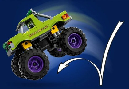LEGO Marvel Super Heroes 76312 Monster truck Hulka kontra Thanos - zdjęcie 3