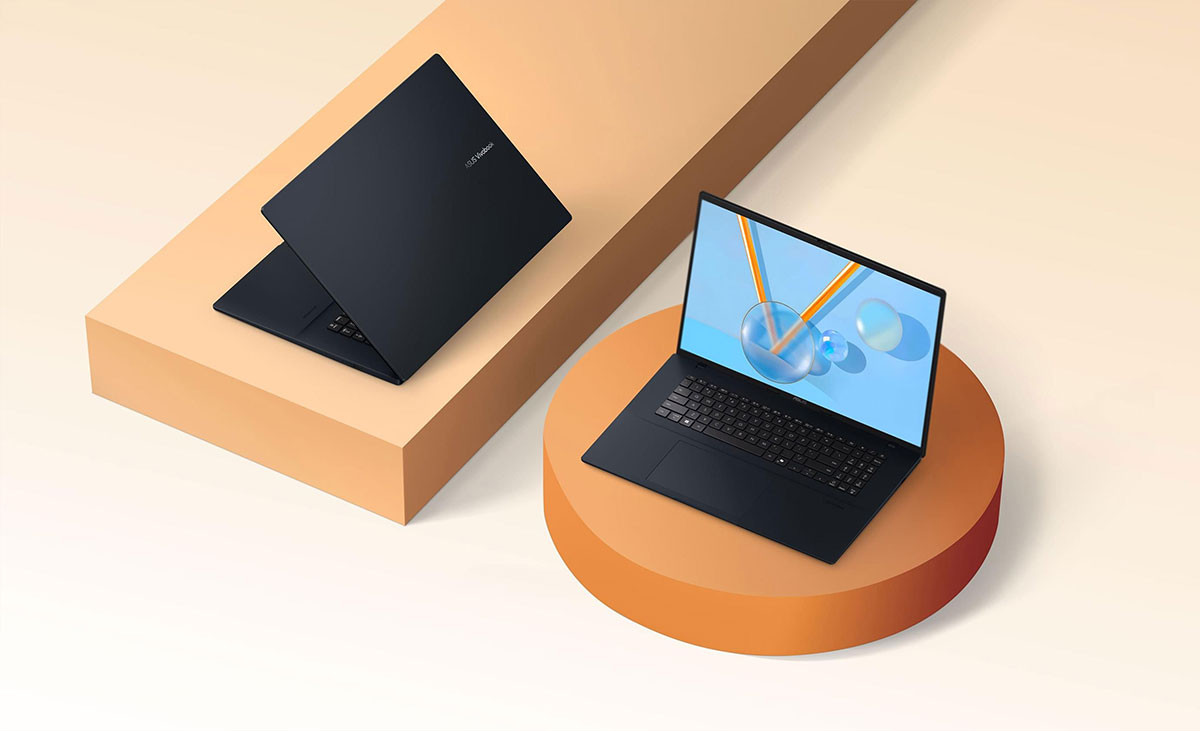ASUS Vivobook 18 M1807HA-S8027 Ryzen 7 260 18.4" WUXGA IPS-level 144Hz 300nits AG 16GB DDR5 SSD512 Radeon 780M WLAN+BT Cam1080p 70WHrs NoOS Quiet Blue - zdjęcie 1