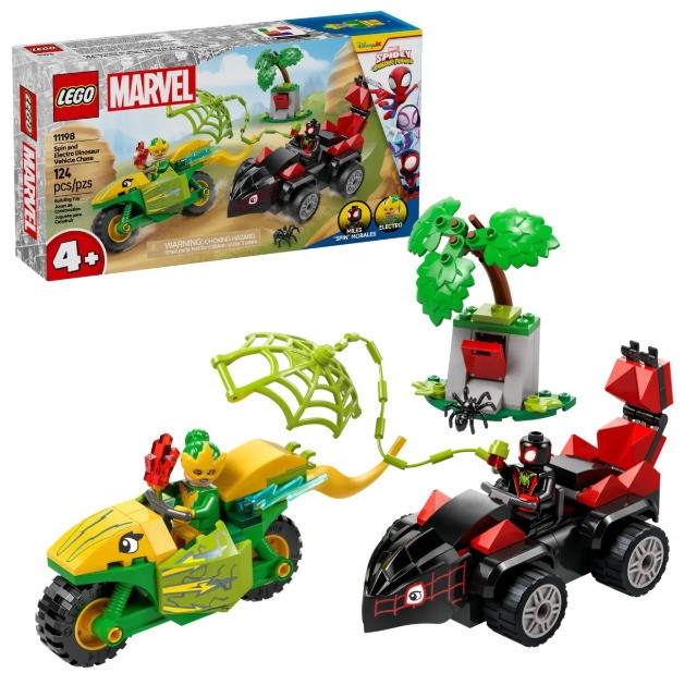 LEGO MARVEL SUPER HEROES 11198 Pościg Spina za Electro w dinopojeździe - zdjęcie 1