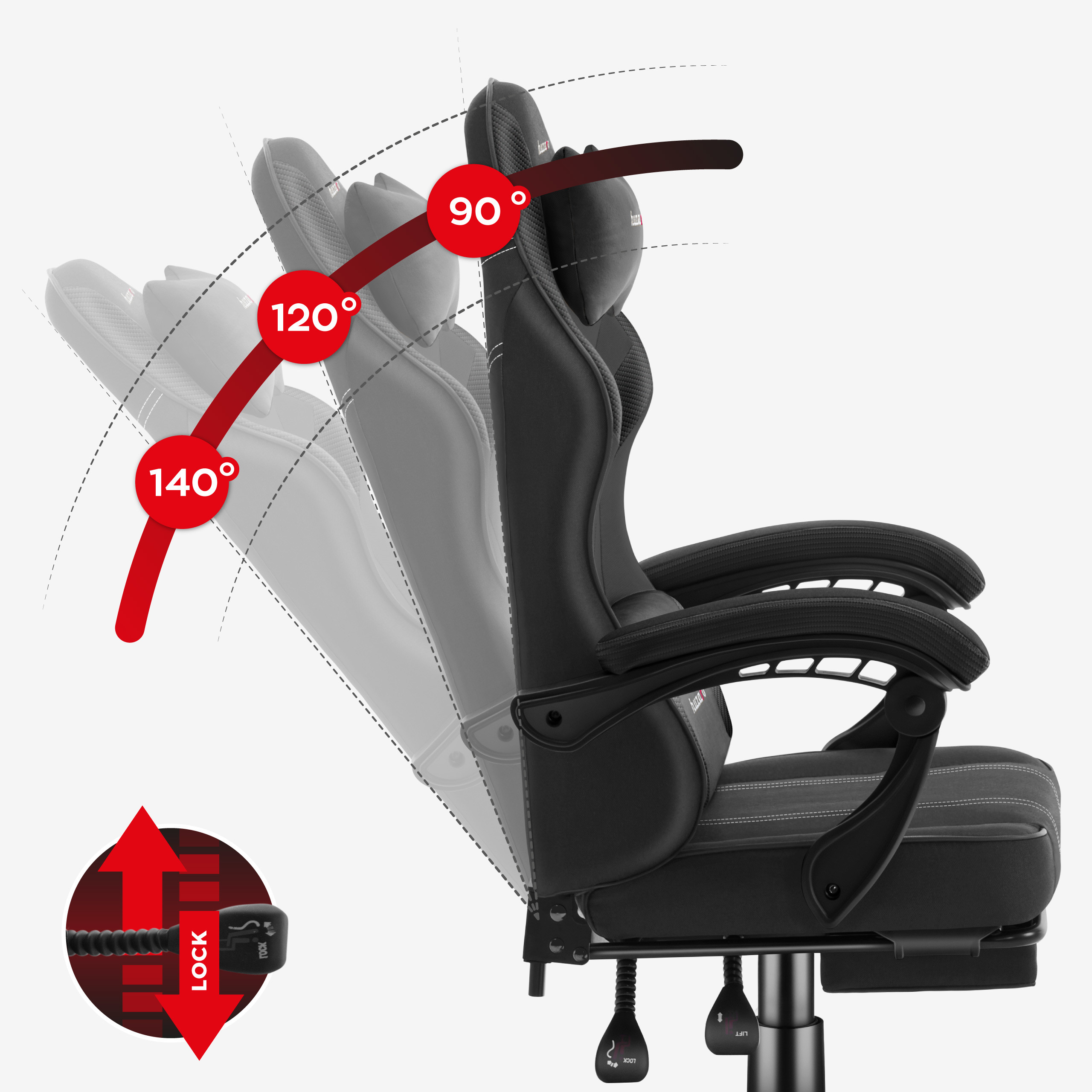 Fotel gamingowy Force 3.7 Carbon Black - zdjęcie 1