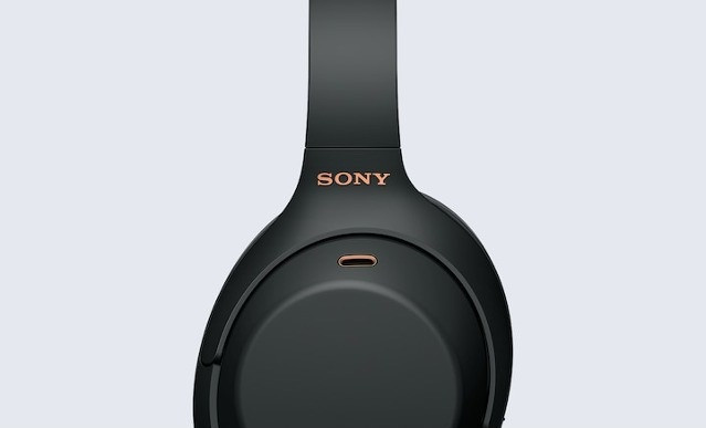 Słuchawki bezprzewodowe Sony WH1000XM4 czarne - zdjęcie 3