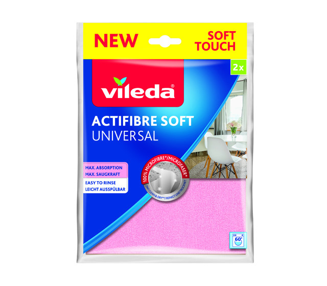 Ściereczka Vileda ACTIFIBRE Soft Universal 2szt. - zdjęcie 1