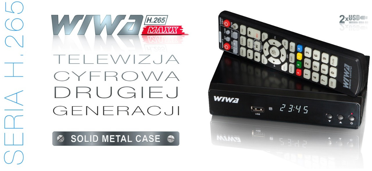 WIWA TUNER DVB-T/T2 H.265 MAXX - zdjęcie 1