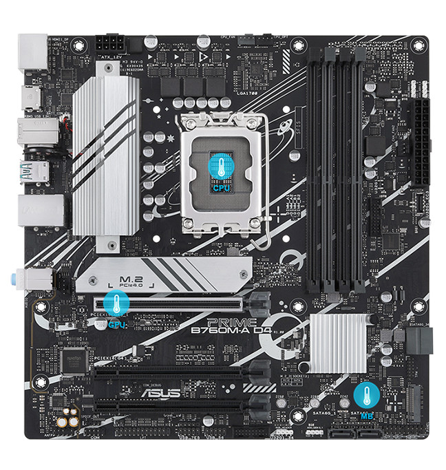 Płyta główna ASUS PRIME B760M-A D4-CSM - zdjęcie 9
