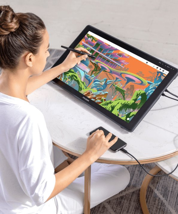 Tablet graficzny Huion Kamvas 22 Plus - zdjęcie 8