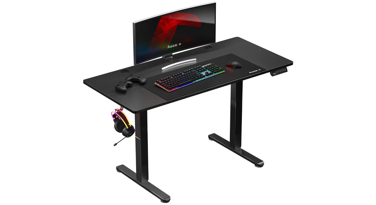 Biurko gamingowe Huzaro Hero 8.2 Balck - zdjęcie 2