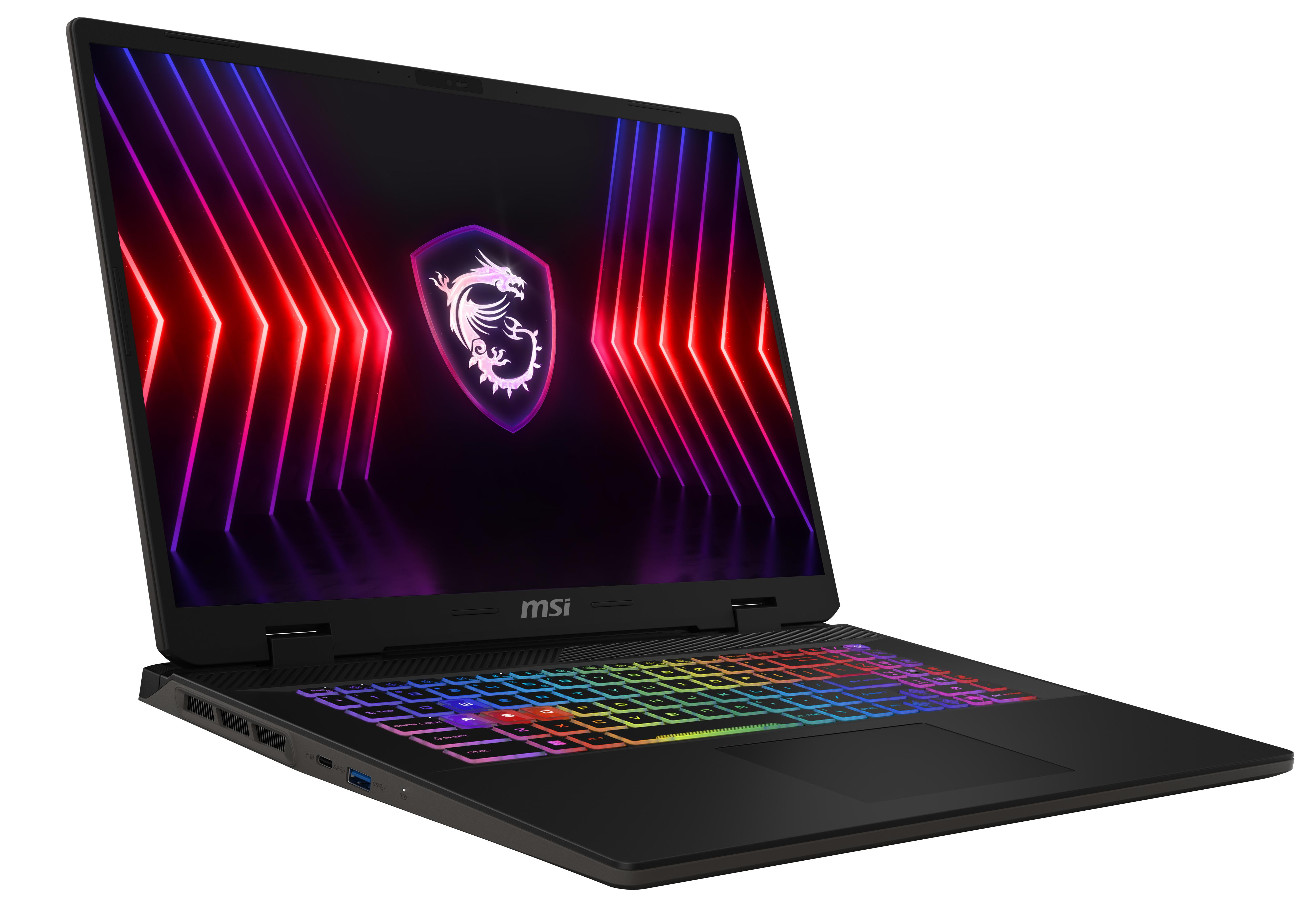 MSI Sword 17 HX B14VFKG-249XPL i7-14650HX 17"FHD+ 165Hz 16GB DDR5 SSD1TB RTX 4060 8GB NoOS - zdjęcie 3